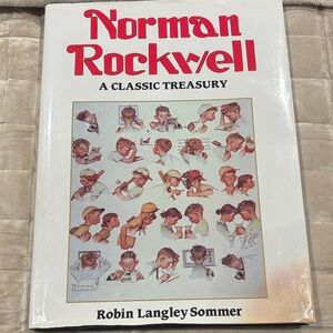 Norman Rockwell A Classic Treasury with Red and White Cover